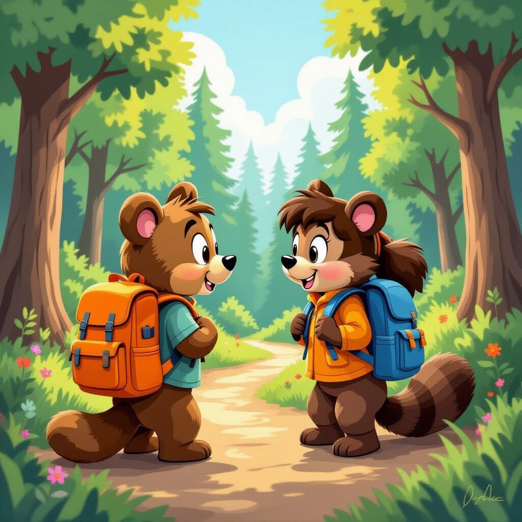 Bear Cub and Beaver's Looney Tunes Adventure