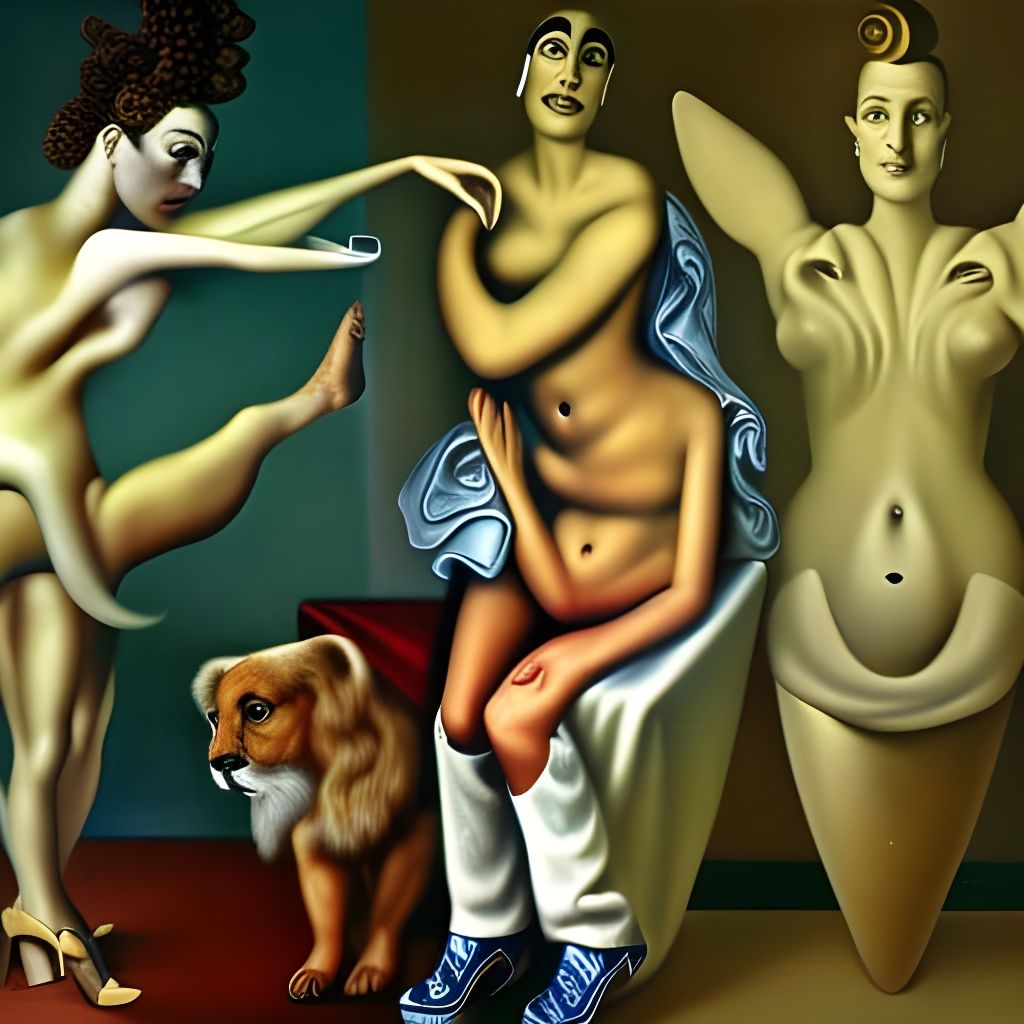 Surreal Image in Dali Style