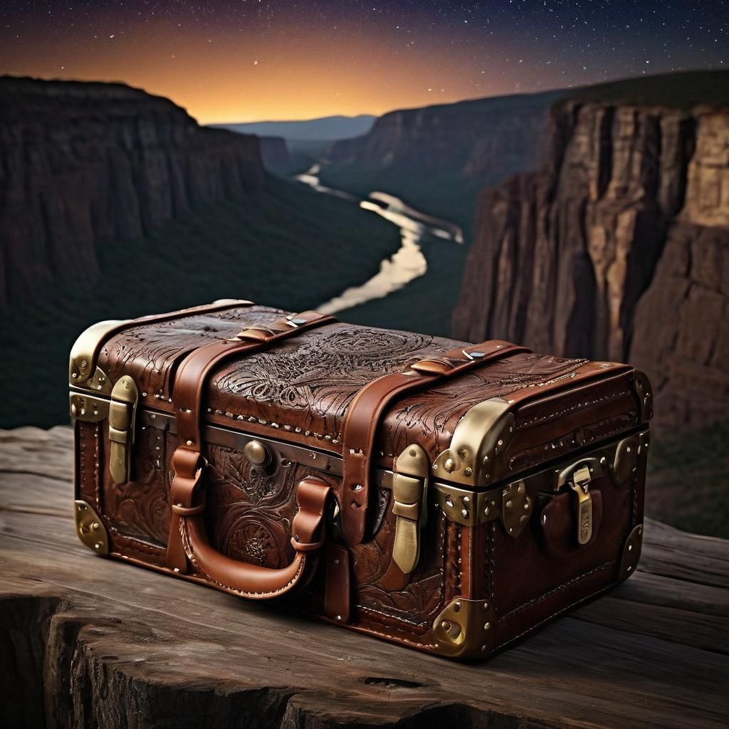 Starry Cliffside Journal: Vintage Dreamscape