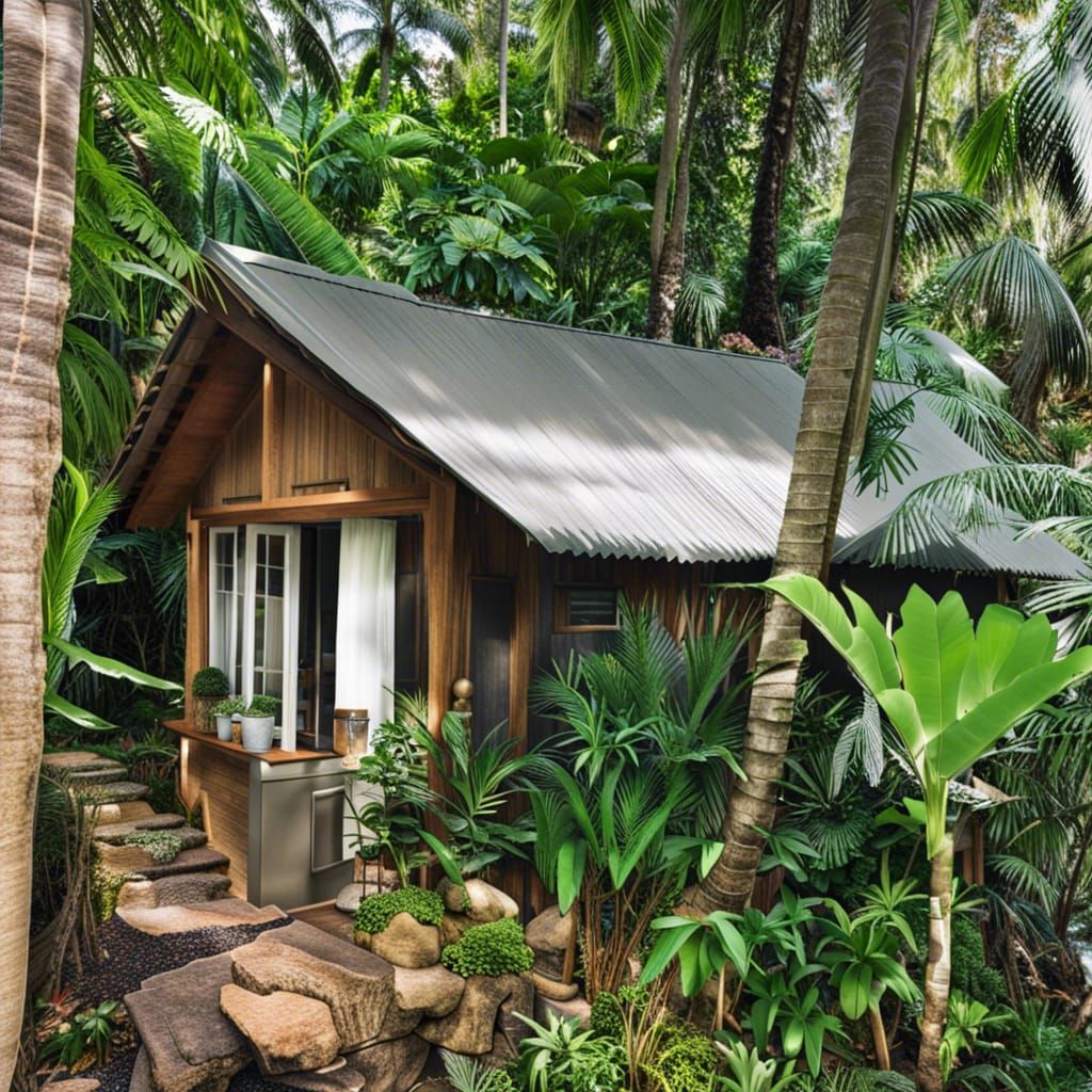 Cabana Cottage Overlooking Waterfall