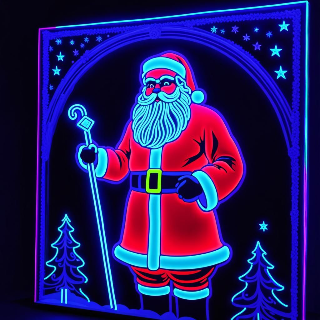 Glow in the dark Christmas Card