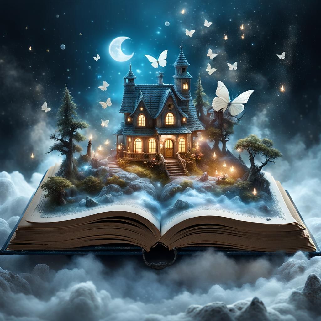 Miniature Fairy Village in Candyland Art Style