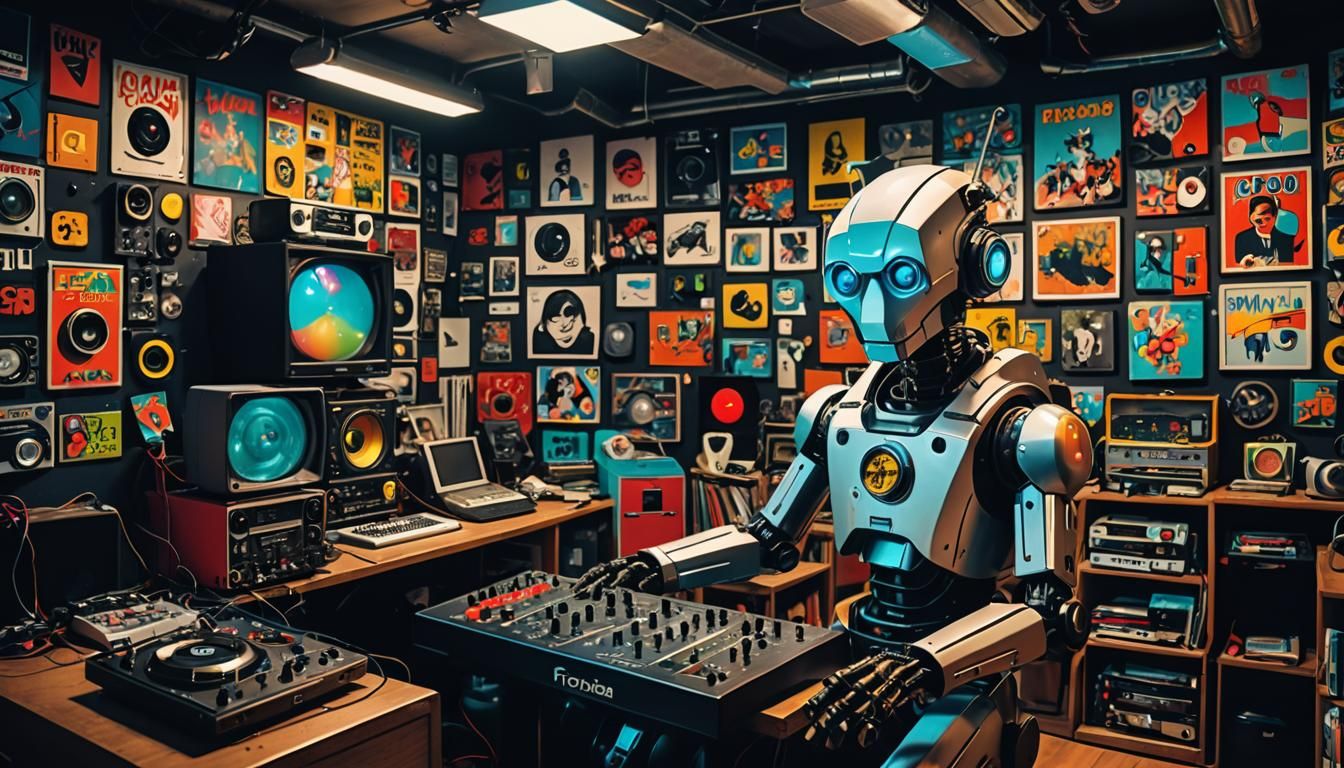 Pop-Art Slice of Life with Cinematic Lighting