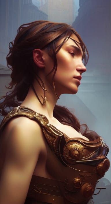 Rome's Fall: Hyperdetailed Portrait in Unreal Engine 5