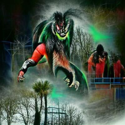 Louisiana Rougarou Digital Illustration