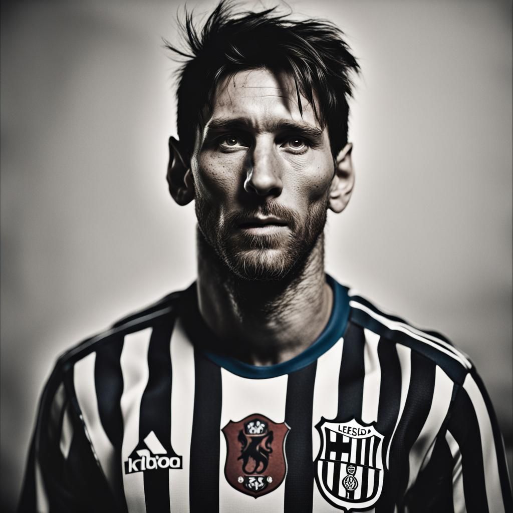 Intense Close-Up Portrait in Dramatic Lighting