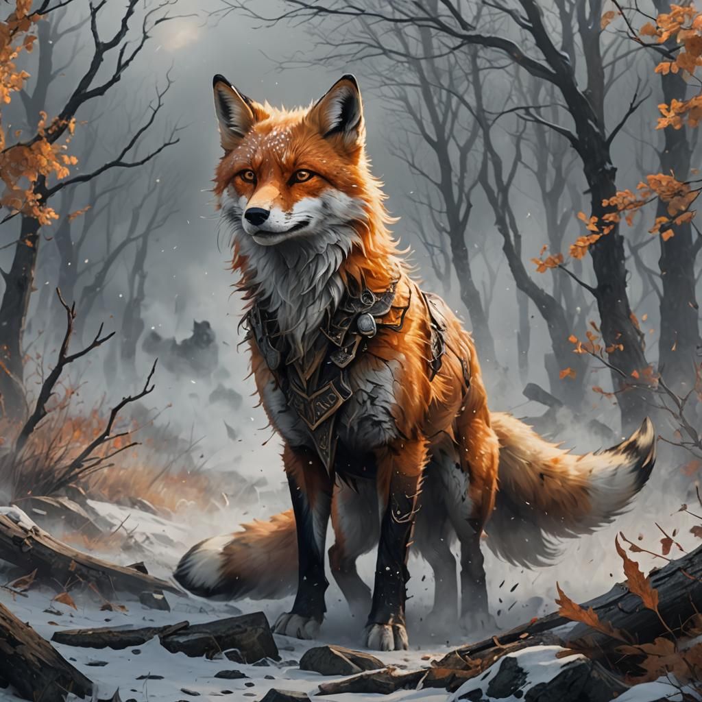 Spectral Fox of the Battlefield