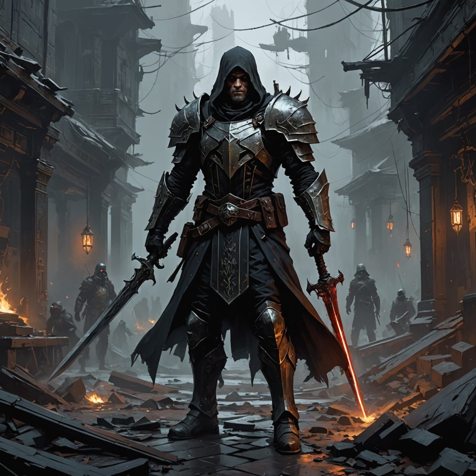 Grimdark Image in Kashin Style