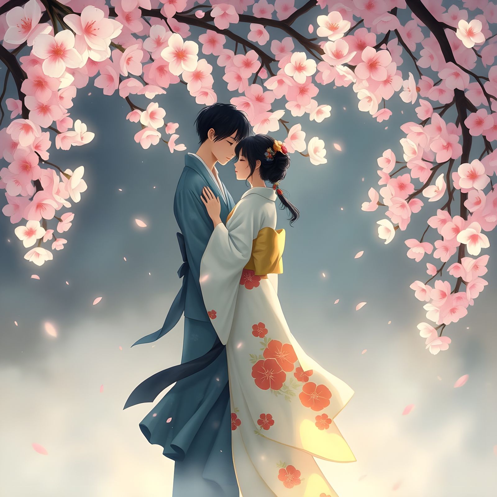 Cherry blossom romance