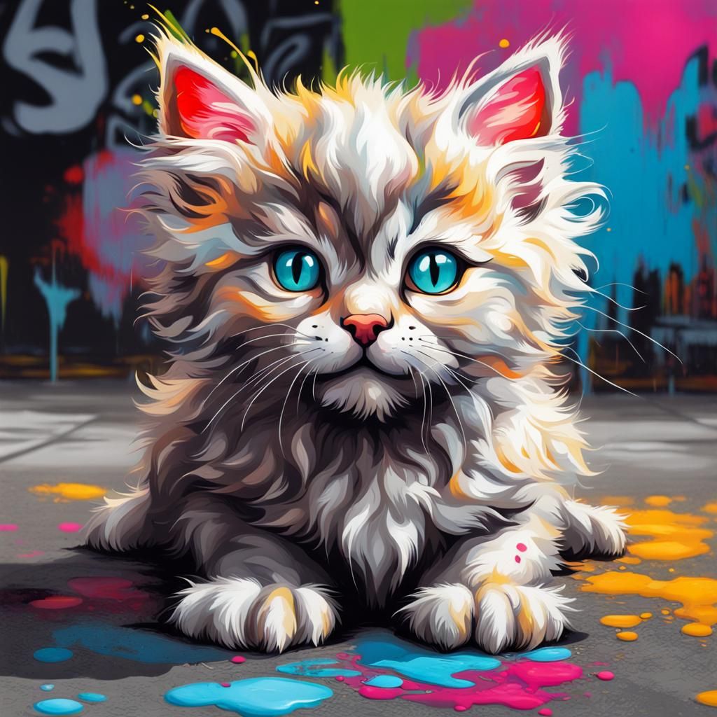 Paint Splash Kitty