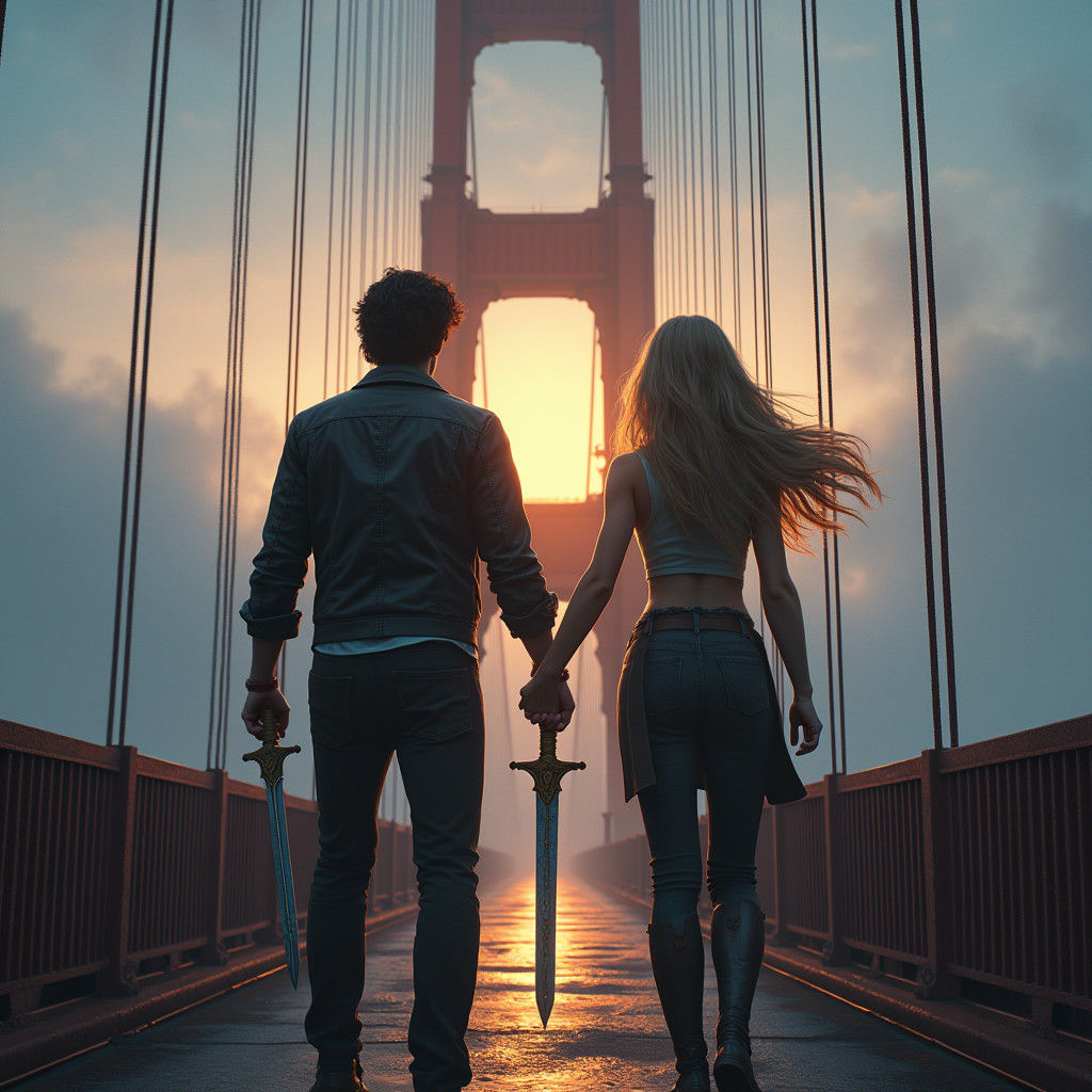 Percy Jackson and Annabeth Chase: Golden Gate Fantasy