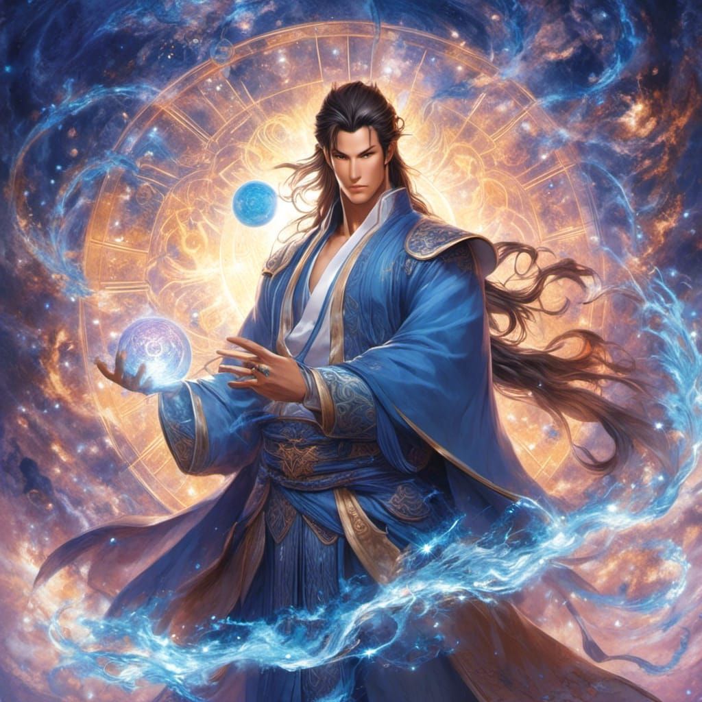 Steven Seagal as Anime Astrologer Casting Spells