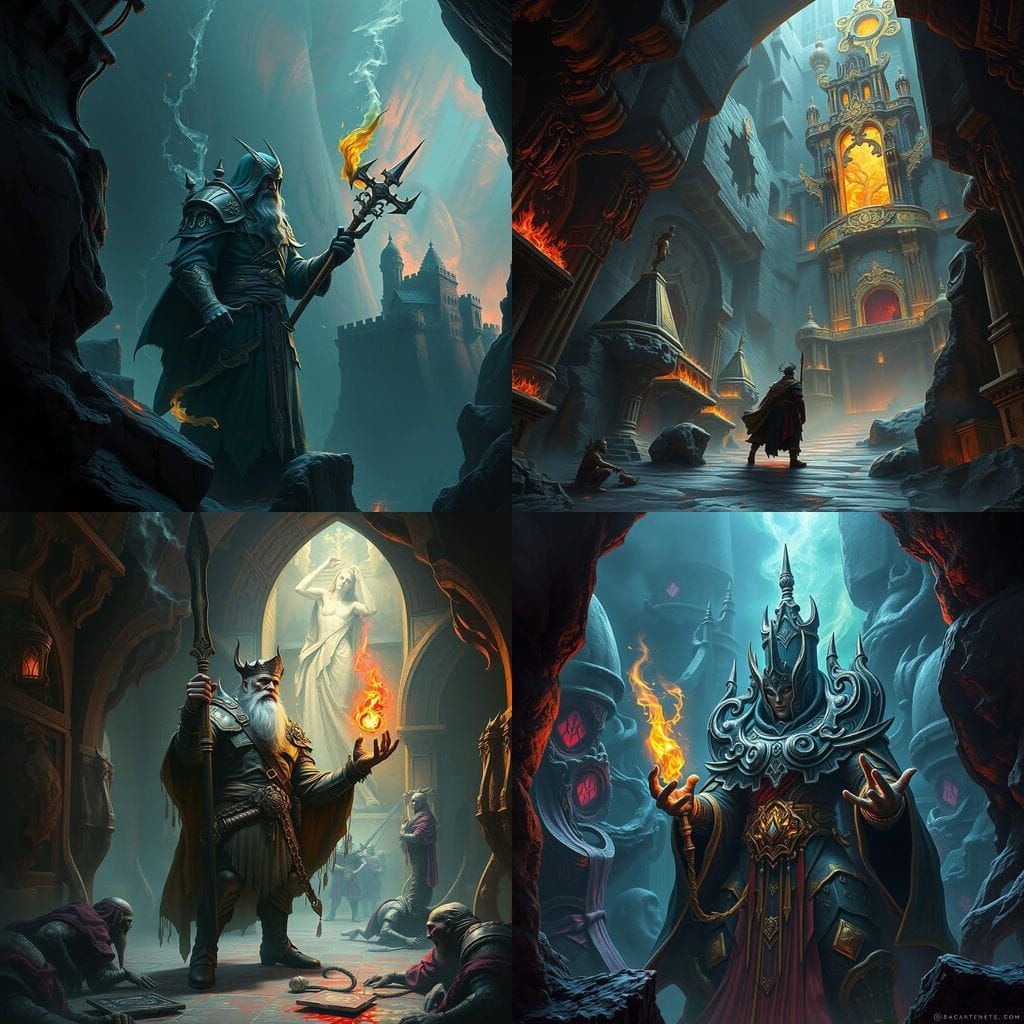 Surreal Fantasy Cleric Discovers Acid Etched Wonders in a Go...