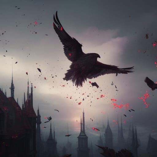Falling Sky and Birds: A Dark Fantasy Masterpiece