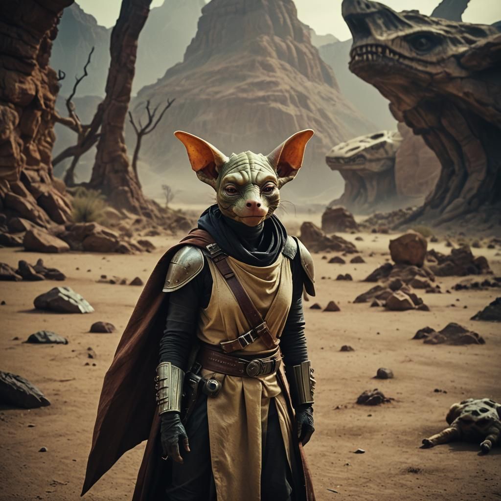 Hybrid Creature Mashup: Cinematic Film Still