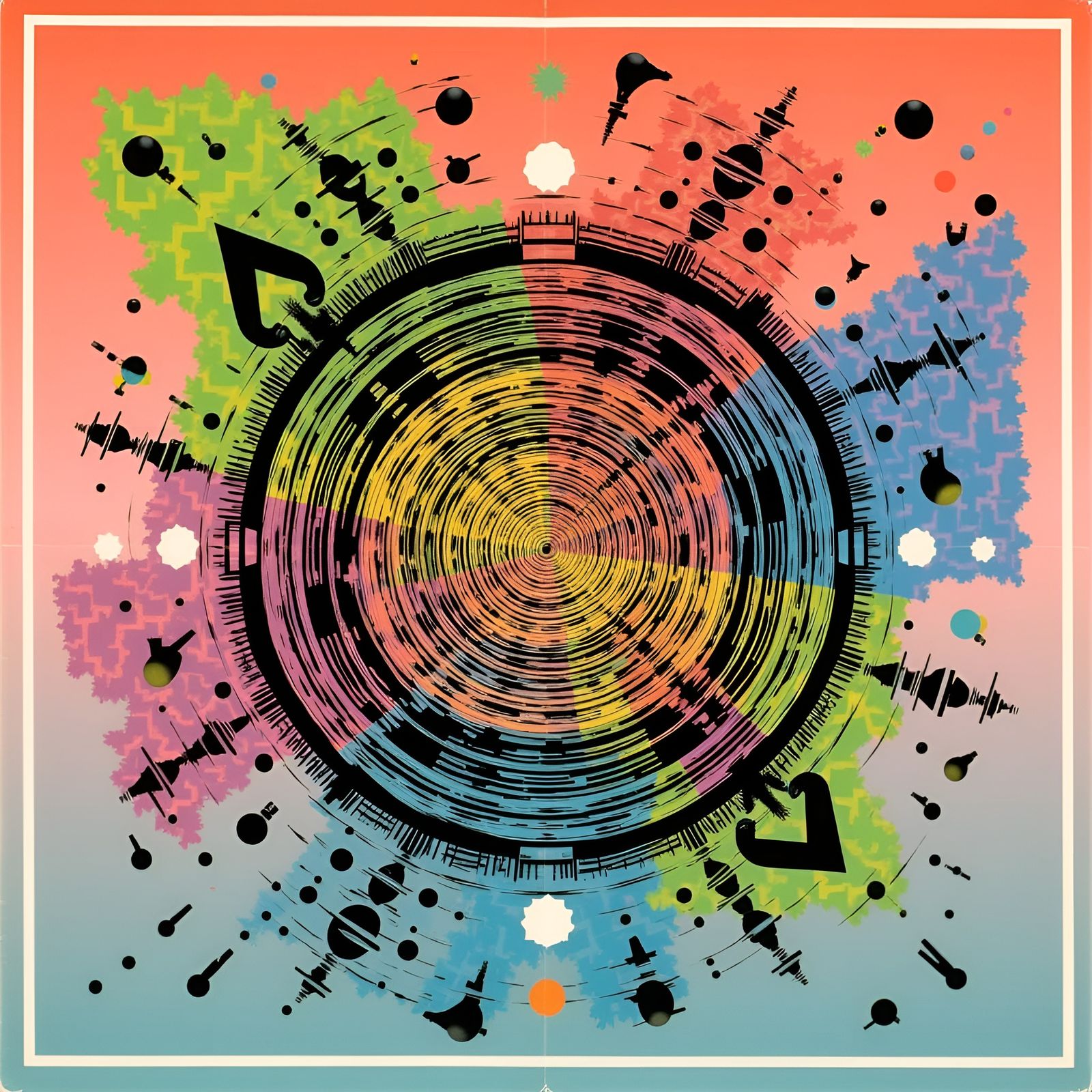 Abstract Geometric Patterns in Psychobending Style