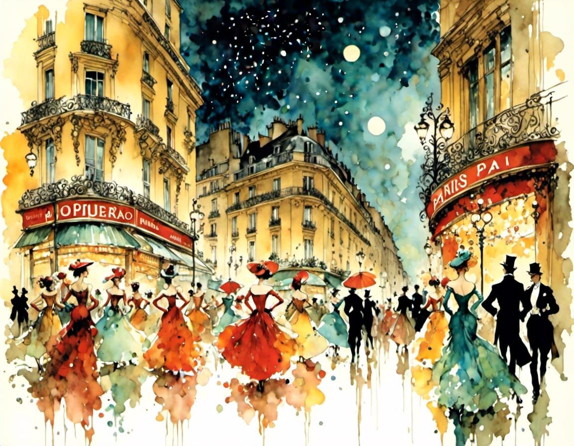 The streets of Pigalle in 1920