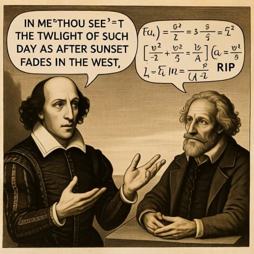Shakespeare and Actuary Discuss Death with Math