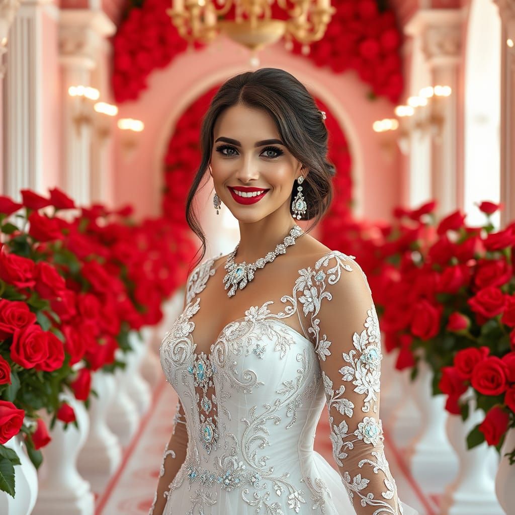 Greek Woman in Engagement Dress: Fantasy Concept Art