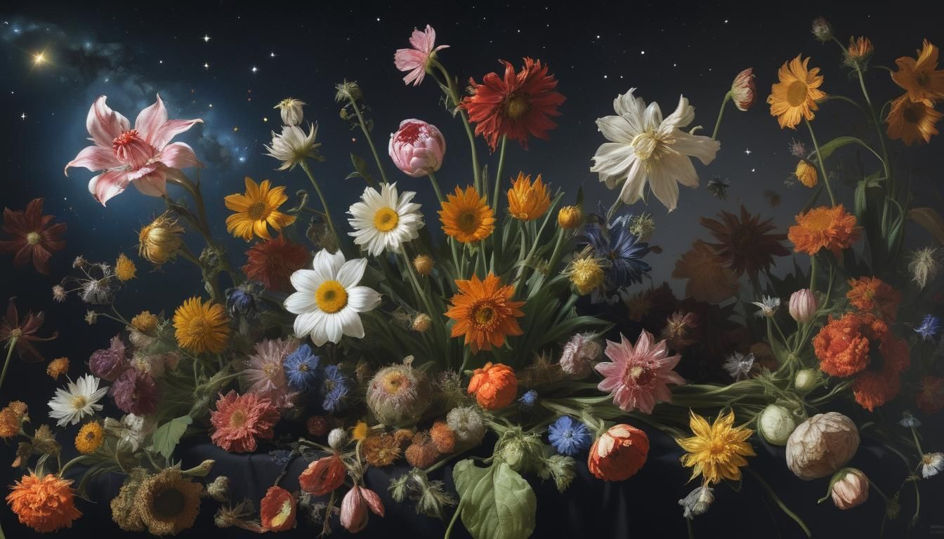 Botanical Biotope in Colorized Infrared Photography