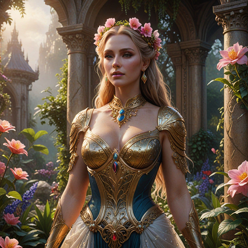 The Goddess Nikkibenz in Ethereal Beauty