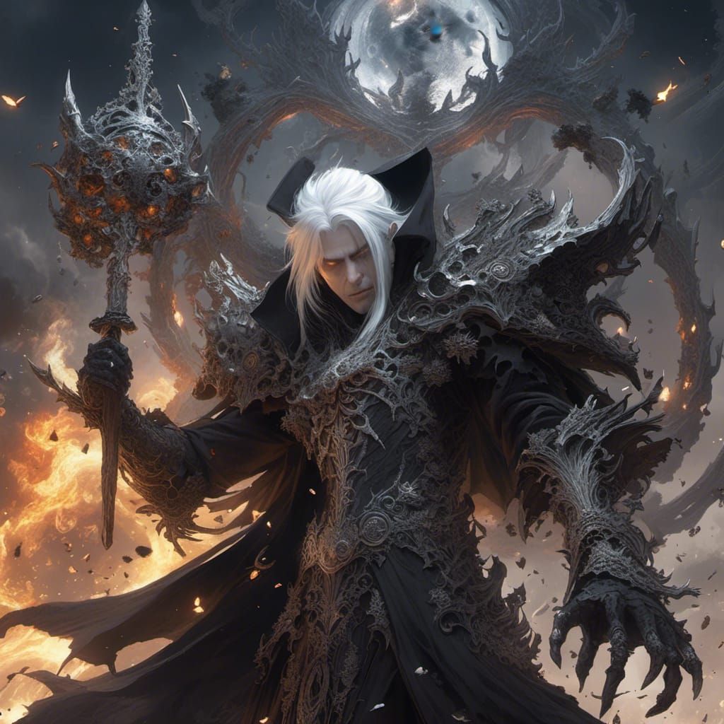 Zero-Sum Image Generated from Simple Prompt