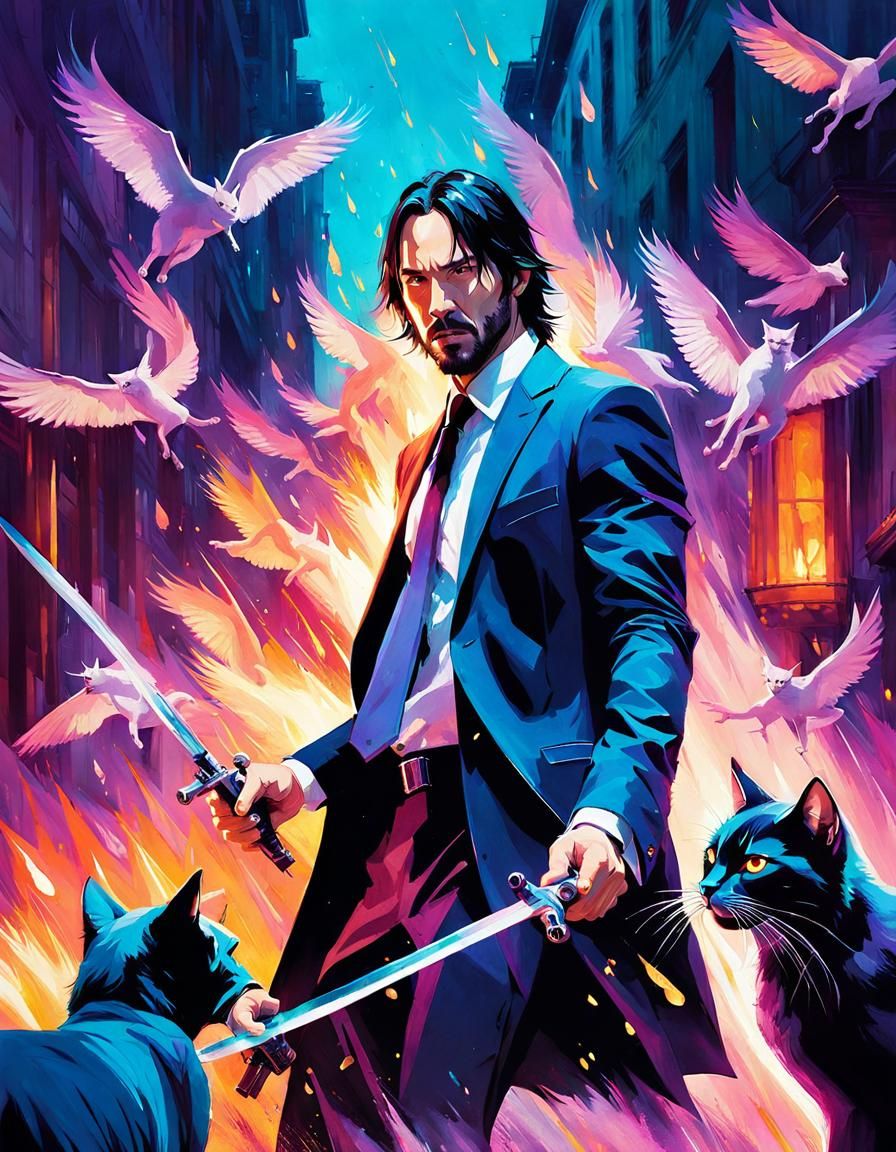John Wick is a Cat Person