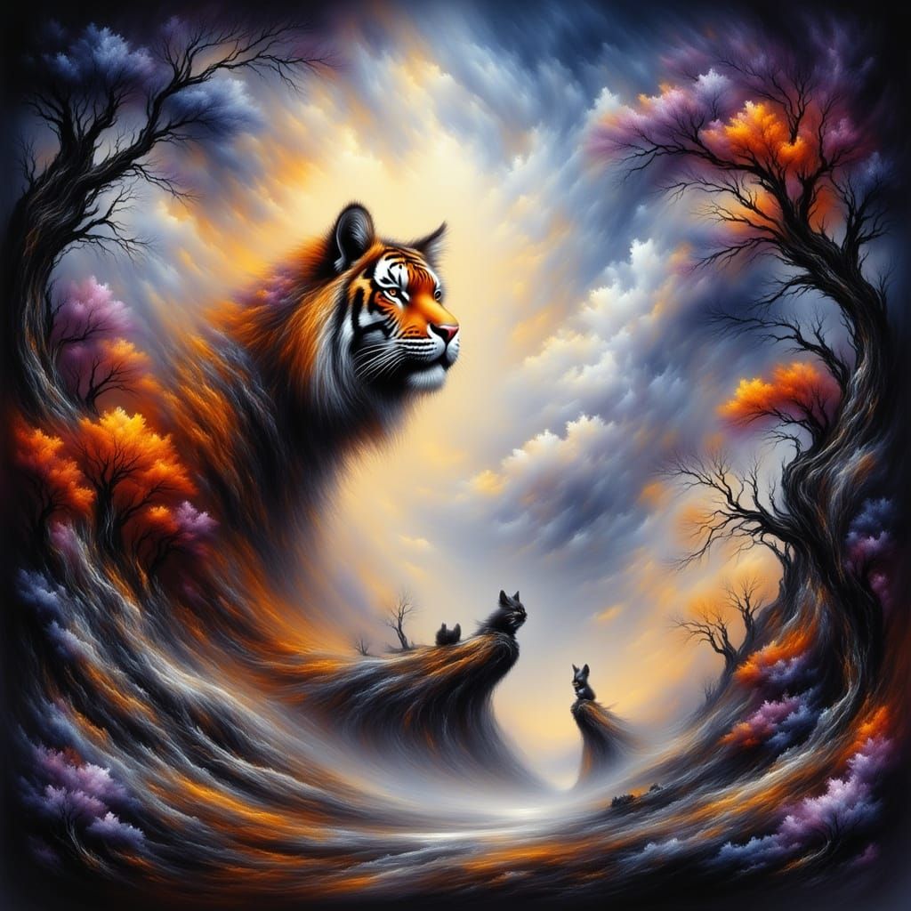 Cats Evolving: A Whimsical Digital Art Journey