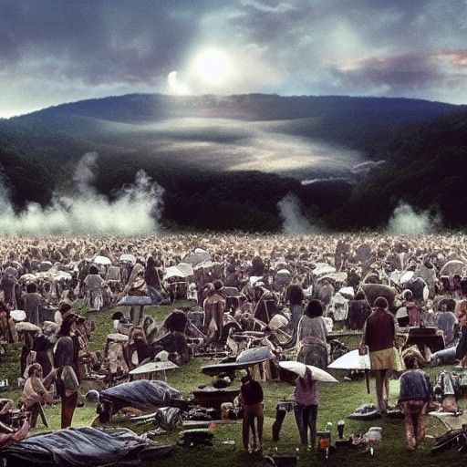 Epic Woodstock Digital Matte Painting