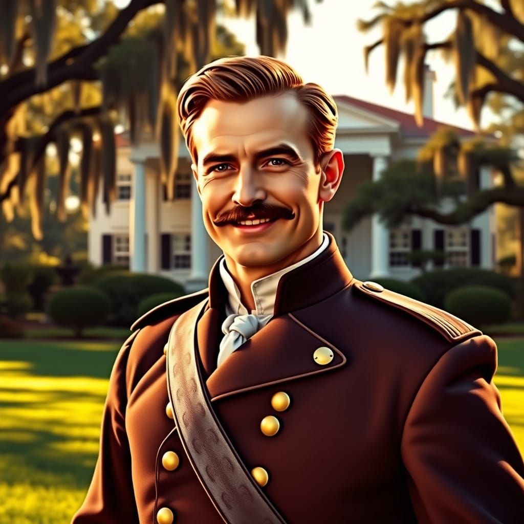 Confederate Gentleman in Southern Splendor