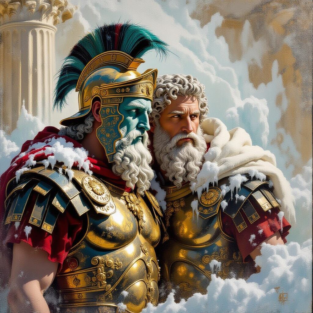 Janus God of Contrasts: Cold vs Warmth