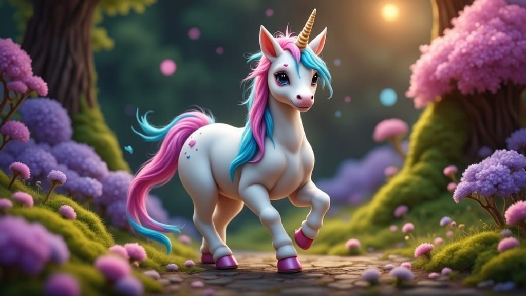 Baby Centaur's First Steps in Mythpunk Kingdom