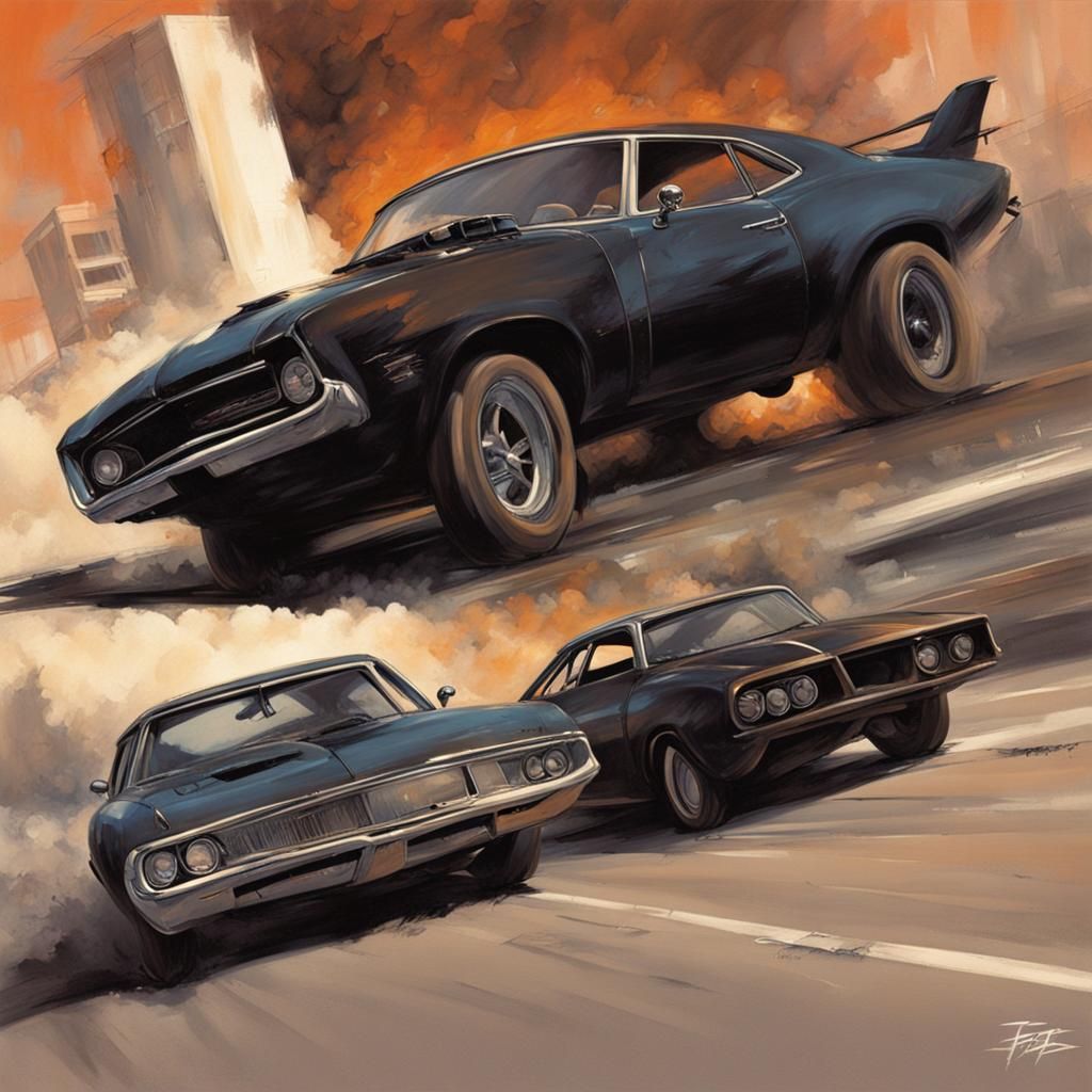 Sinister Fast and Furious, Greg Rutkowski Style