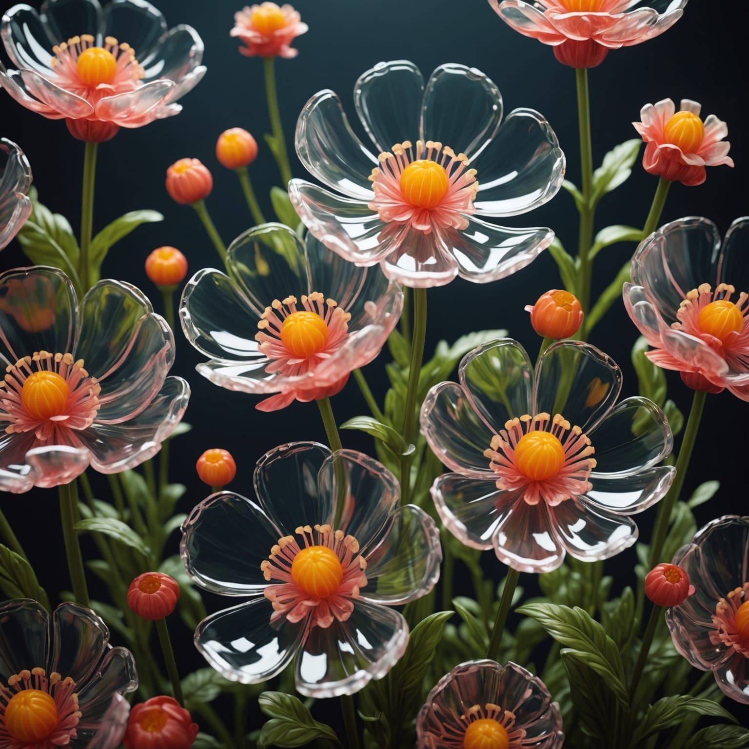 Translucent Jelly Flowers in Unreal Engine 5