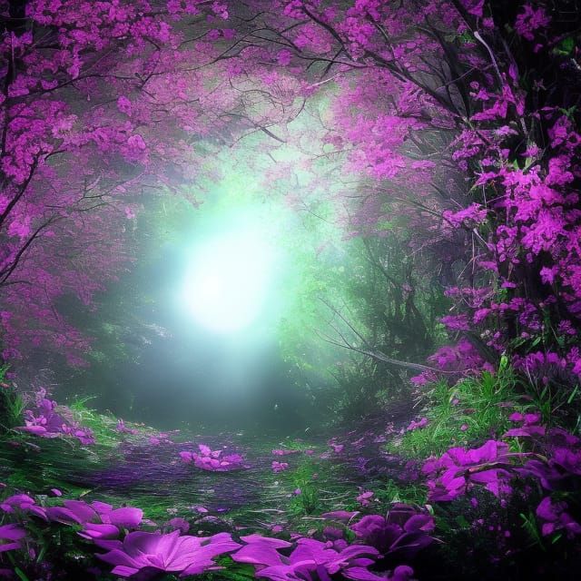 Radiant Nature Emerges from the Darkness