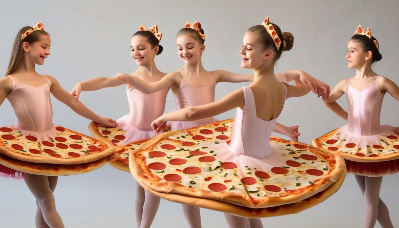 Pizza Ballerinas Perform The Nutcracker Ballet