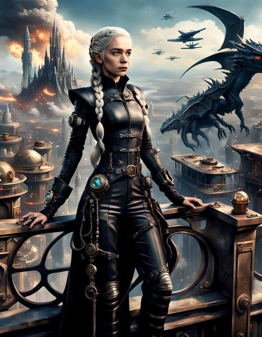 Daenerys Targaryen Futuristic Reimagining