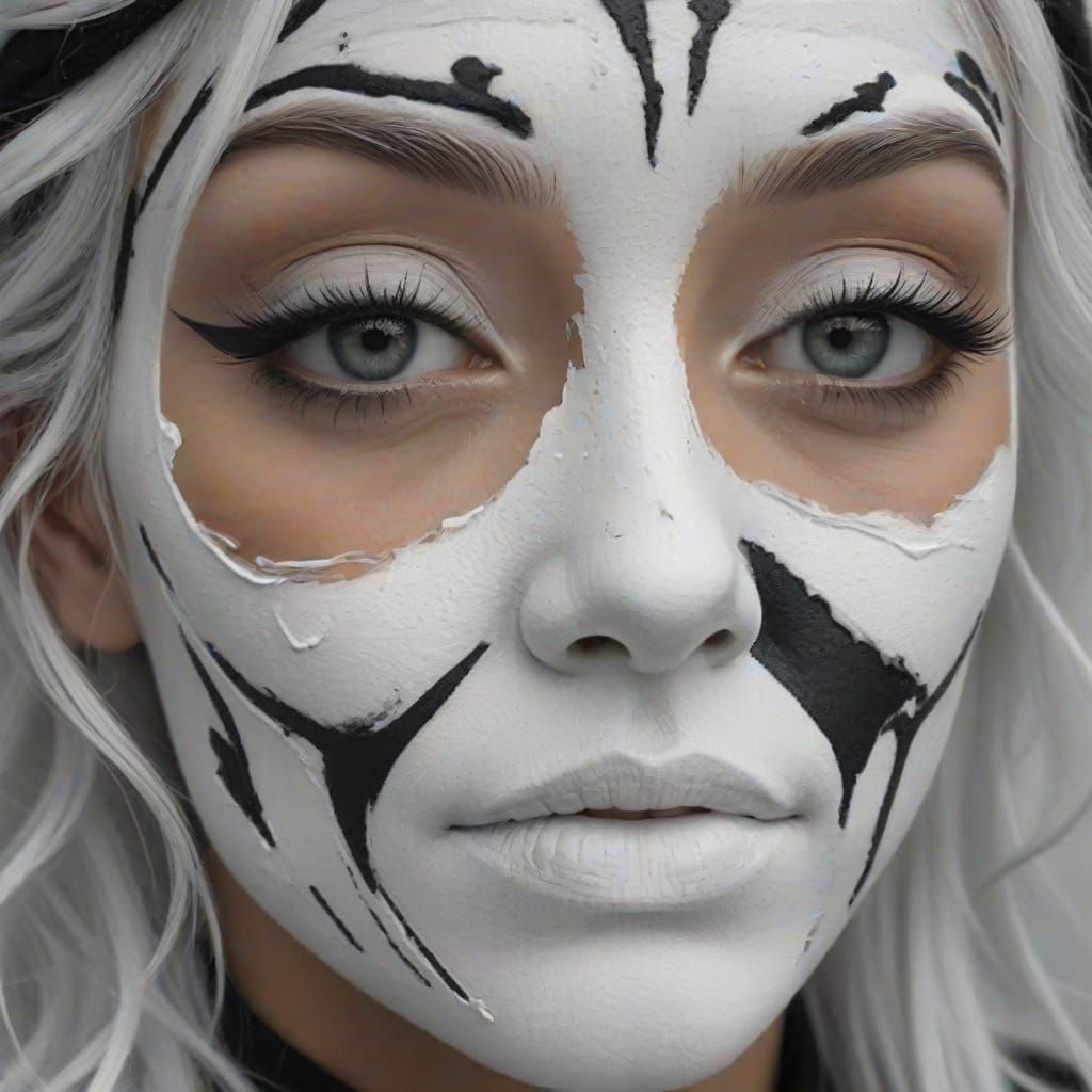 Monochromatic Scene in Black and White