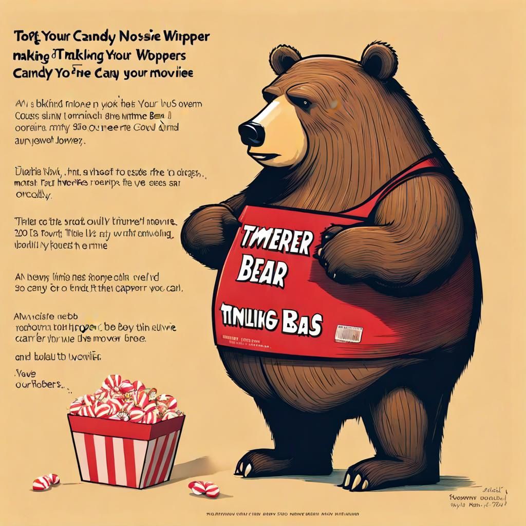 Obese Timber Bear Disrupts Movie