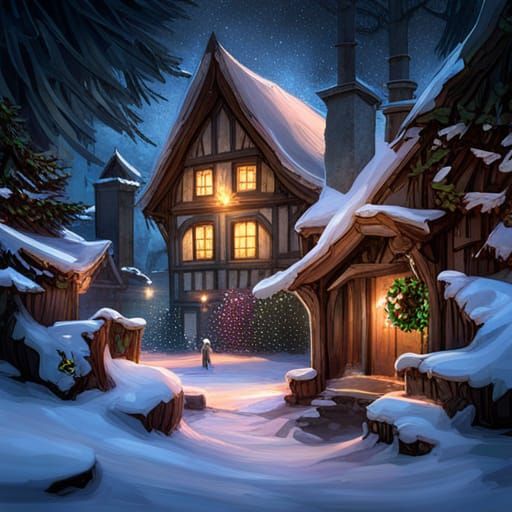 Handmade Christmas Ornaments with Ruscus Branches