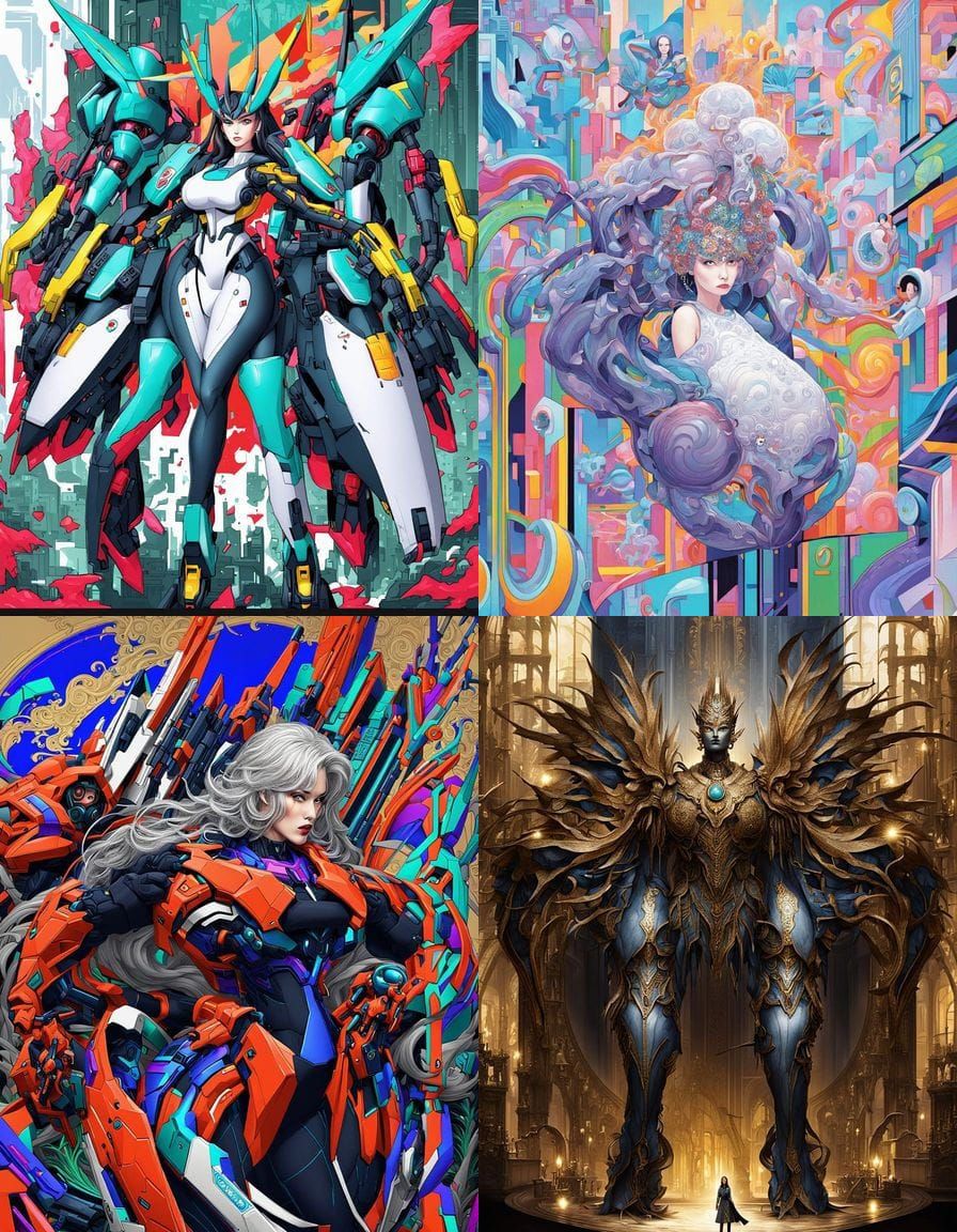 Mature, curvy and lithe-bodied. Lascivious. Created with DALL-E 3, Shim Jae-woo is a blend of digital illustrations, fan...