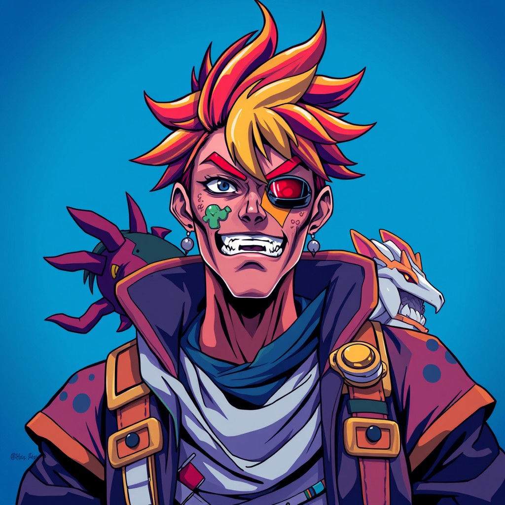 Dynamic Anime Character with 101 Personalities