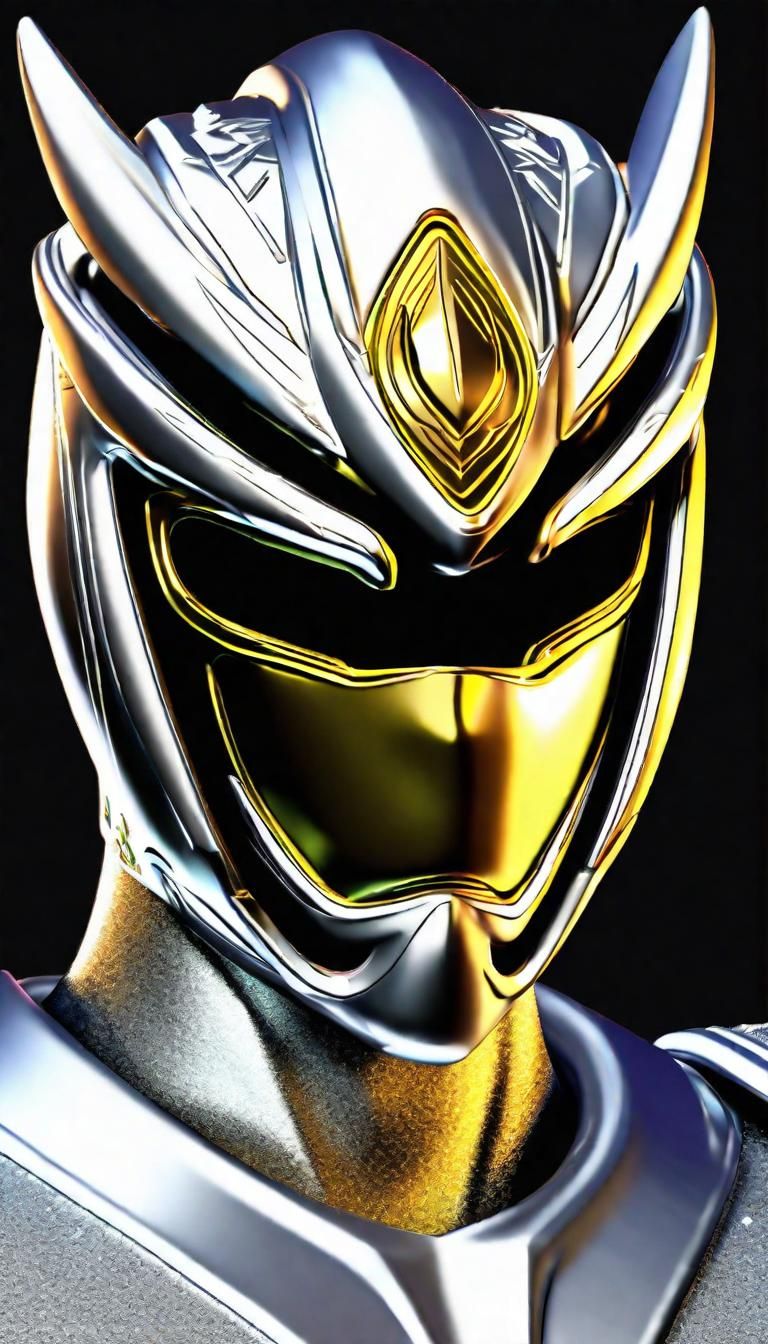 Mega Silver Portrait with Depth Map Effect