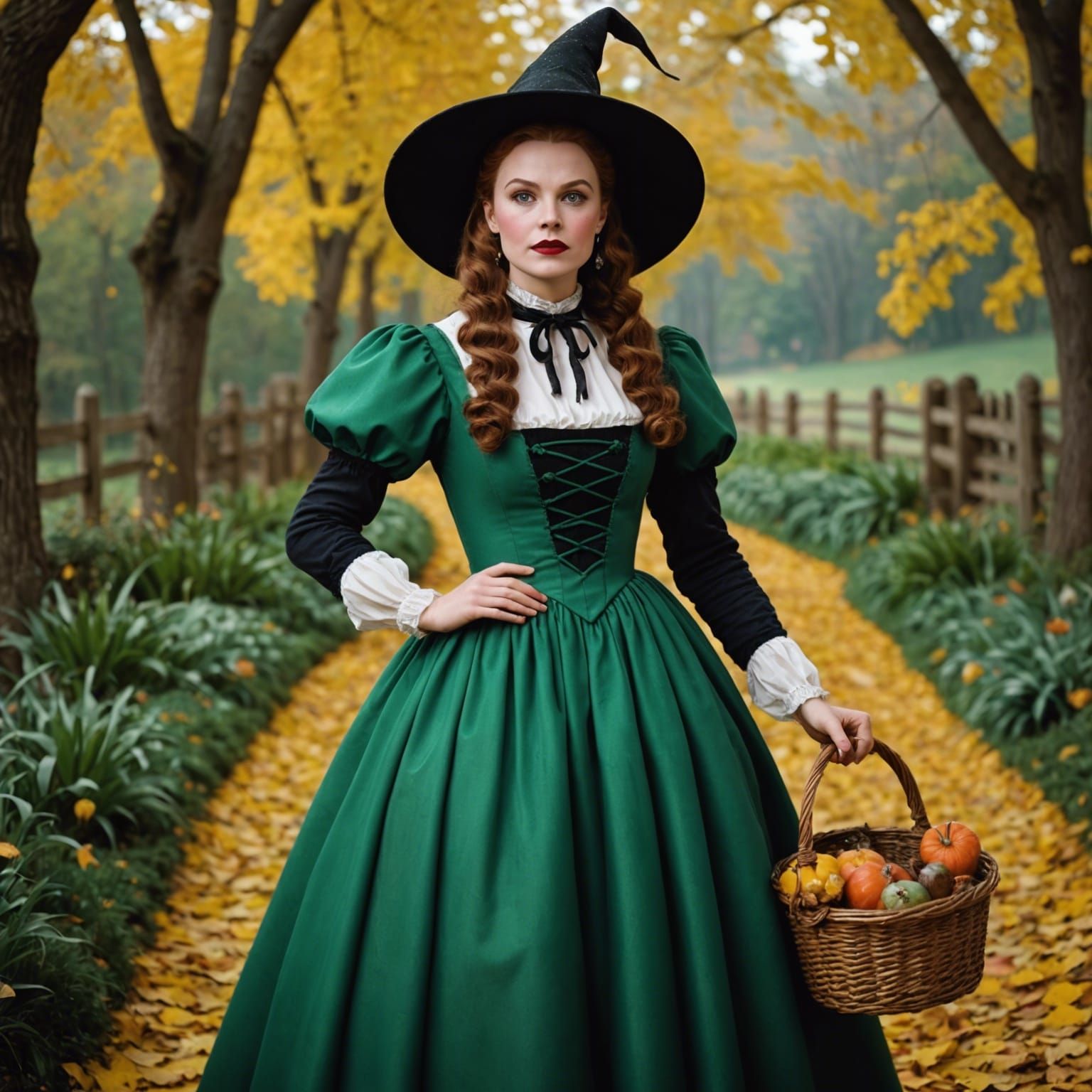 Wizard of Oz Witch in Large Dress