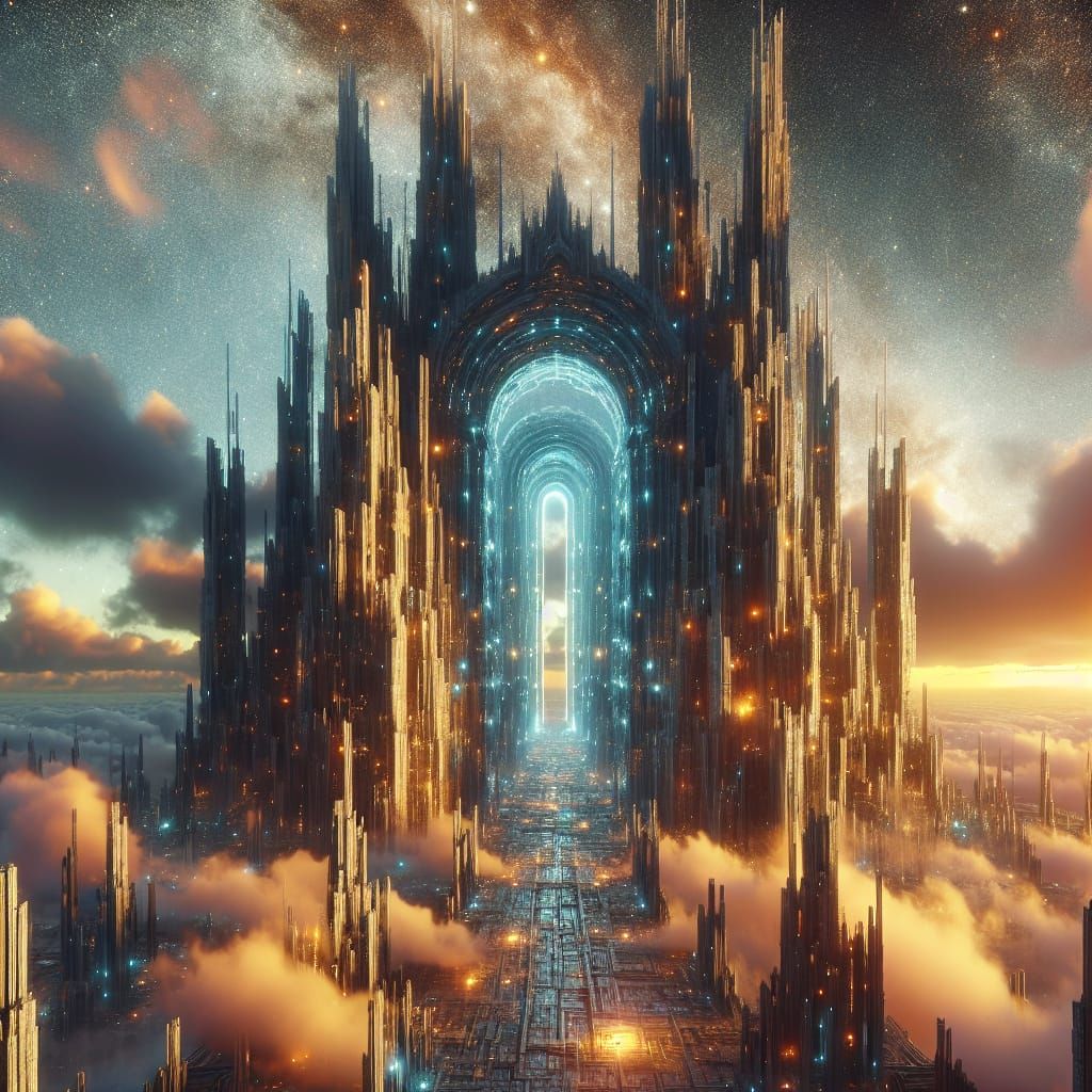 Celestial Gateway to a Divine Dimension