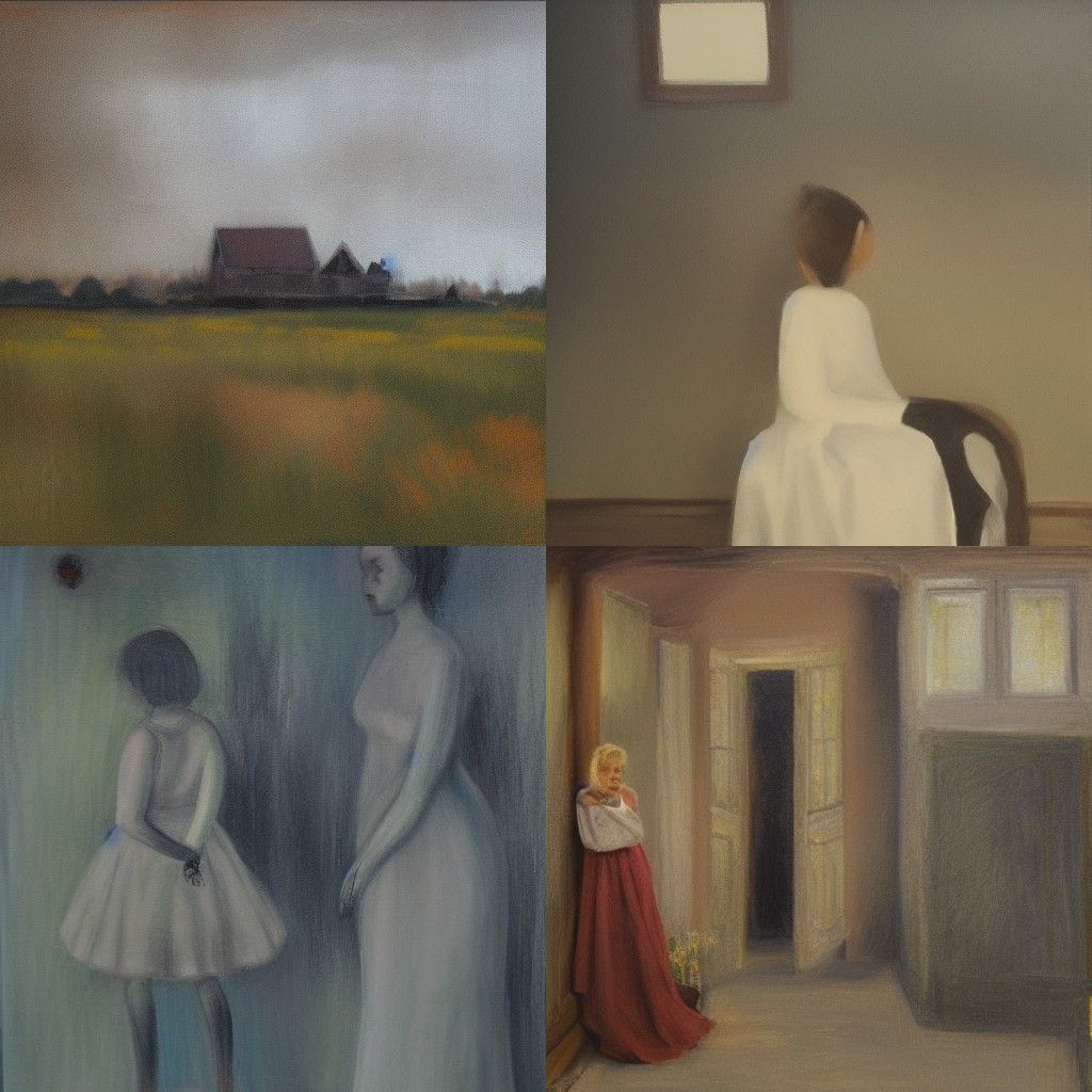 Minimalist Abstract Composition in Muted Tones