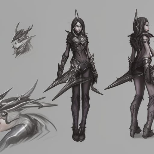 Elise Concept Art from League of Legends: A New Realm