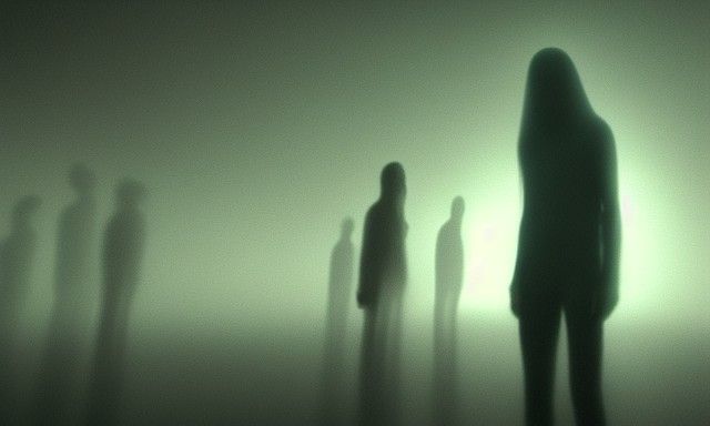 Psychedelic Art: Anxiety and Shadow People