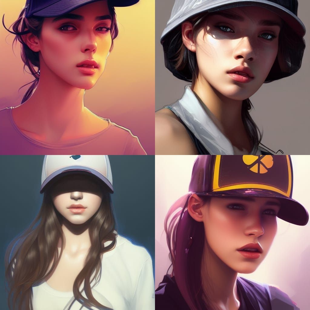 Modern Girl Portrait with Dynamic Lighting