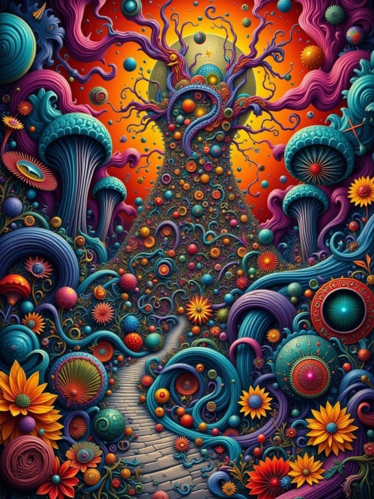 Gothcore Weirdcore Collage in Abstract Expressionism